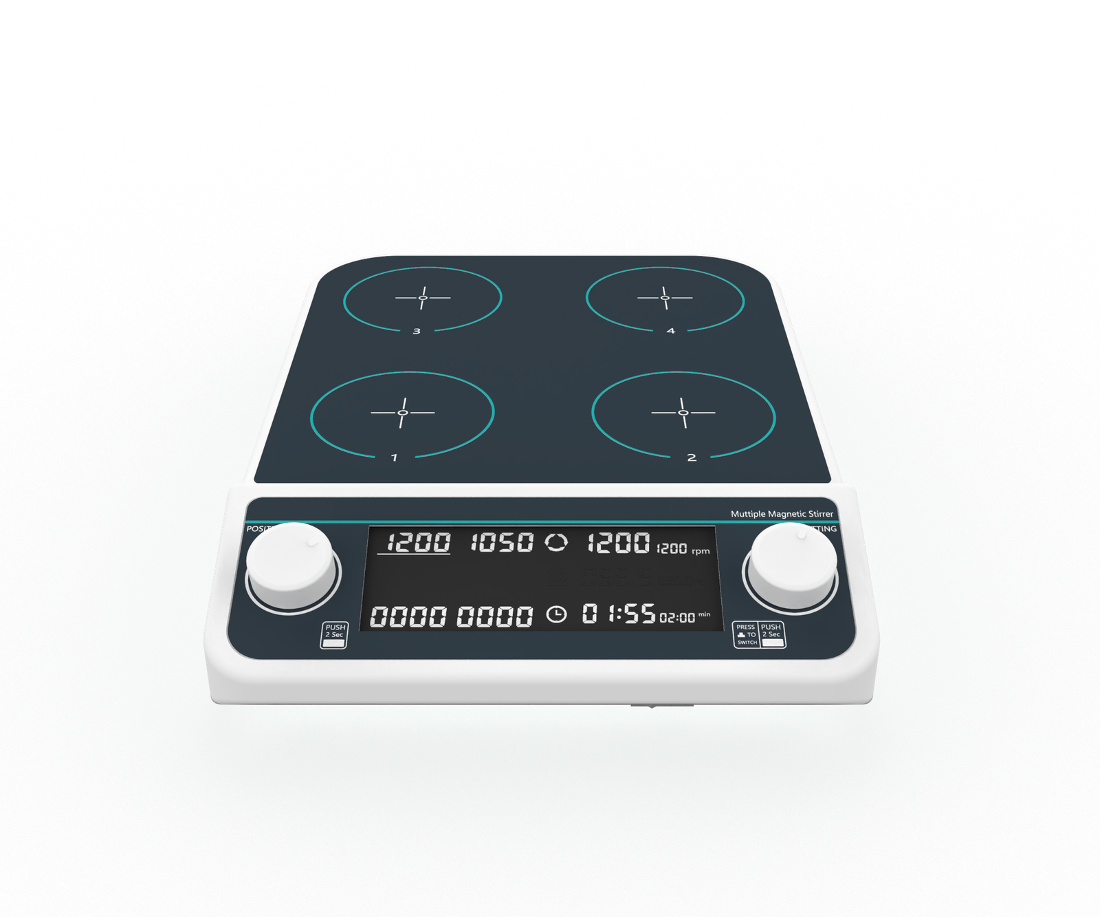 Multi Position Magnetic Stirrers - Digital Display Models